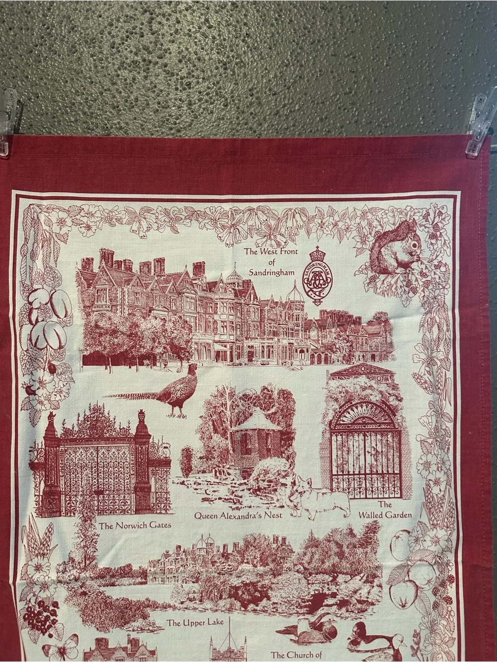 Countryside Art Scenic Tea Towel